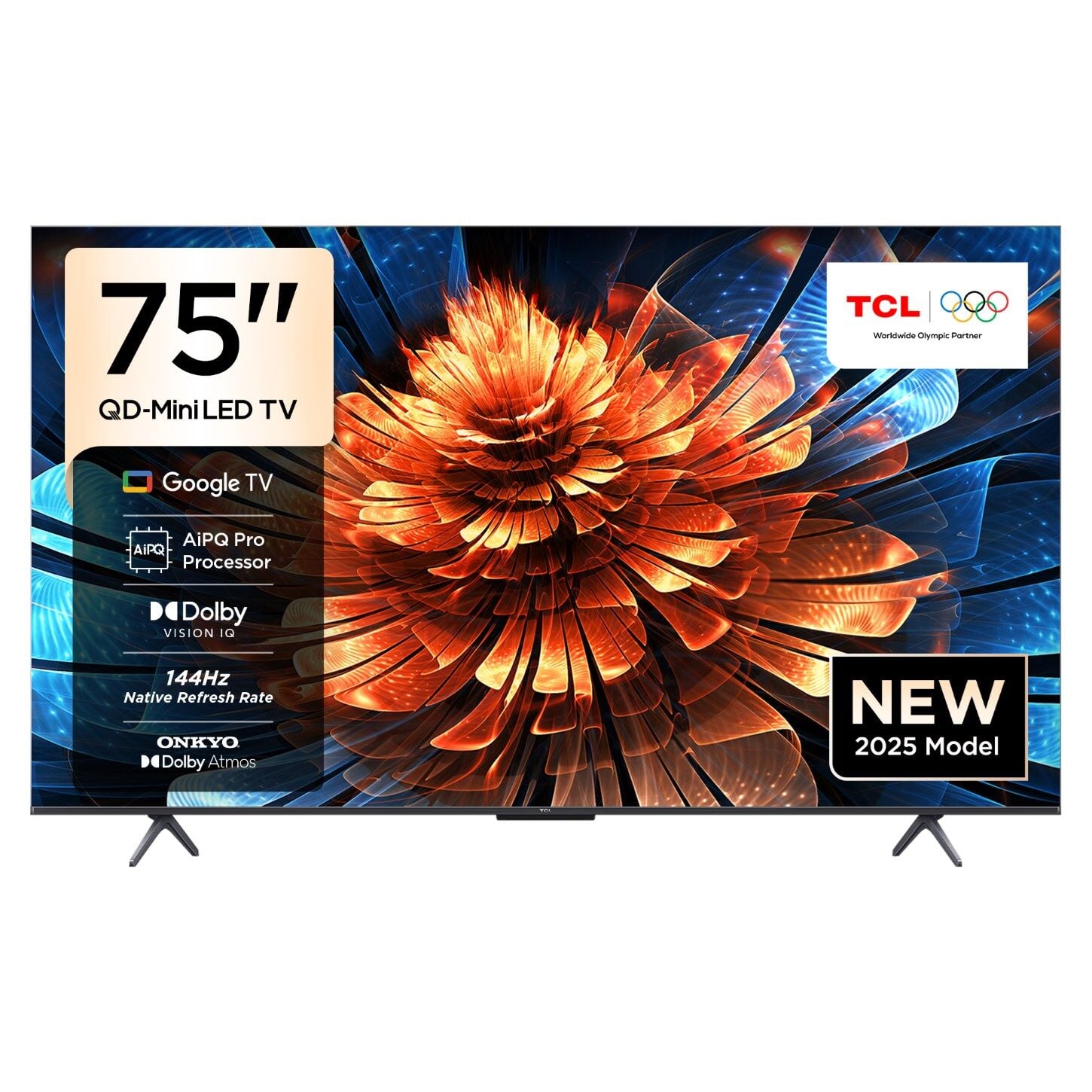 TCL 75Q6CGTV 4K QD-MINI LED 75'' 144HZ GOOGLE TV