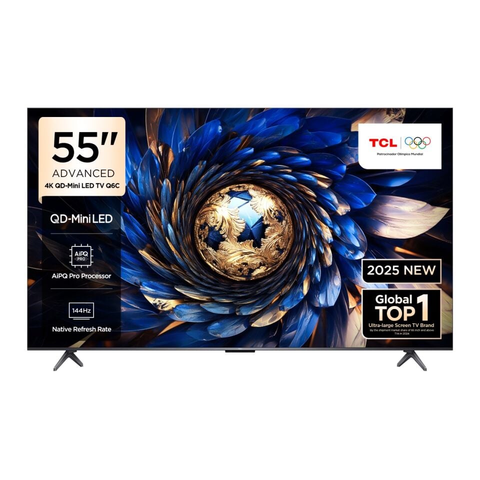 TCL 55Q6CGTV 4K QD-MINI LED 55'' 144HZ GOOGLE TV